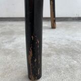 Tuna chair model 1018 in black curved wood and canning 1930