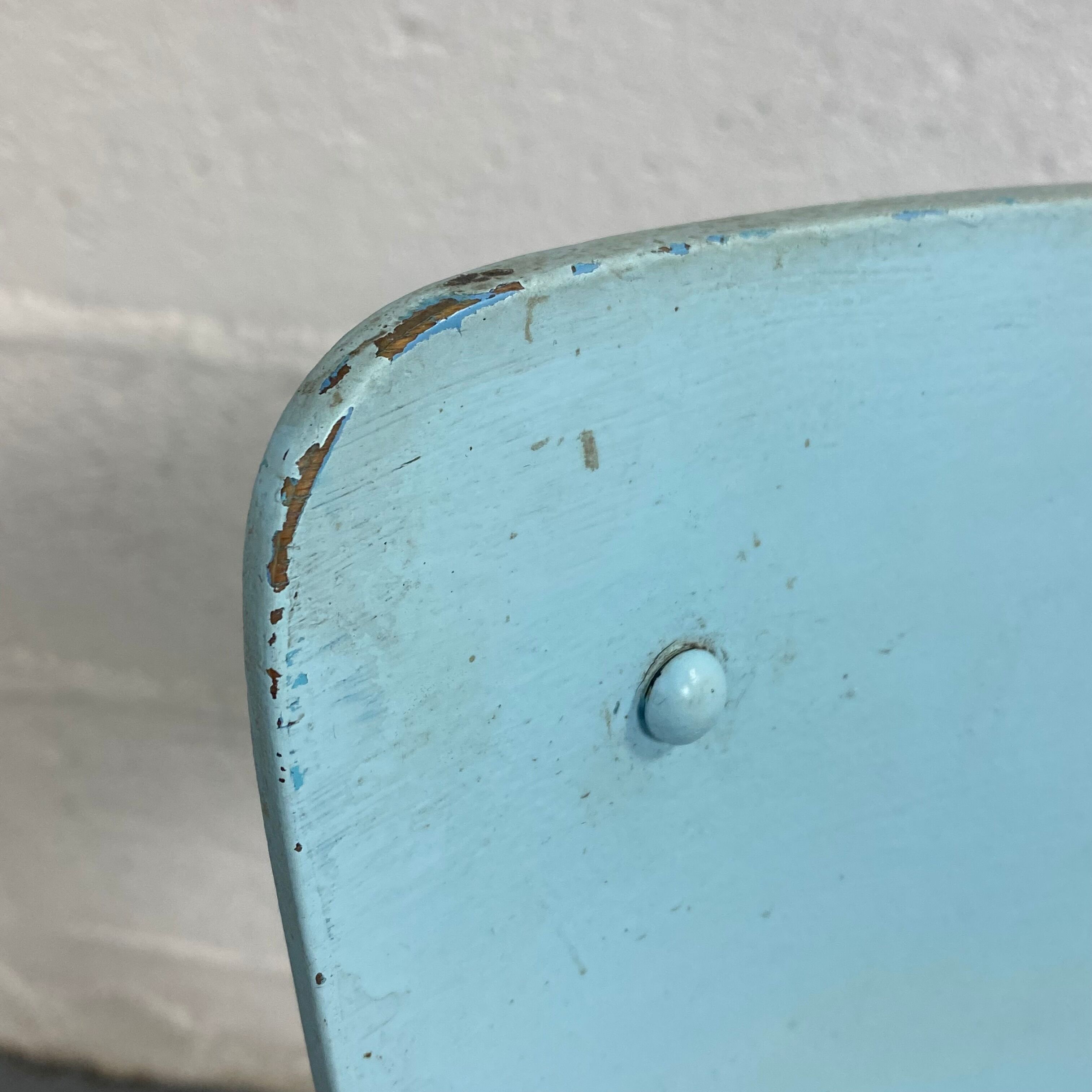 Paire de chaises bistro bleues