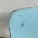 Paire de chaises bistro bleues
