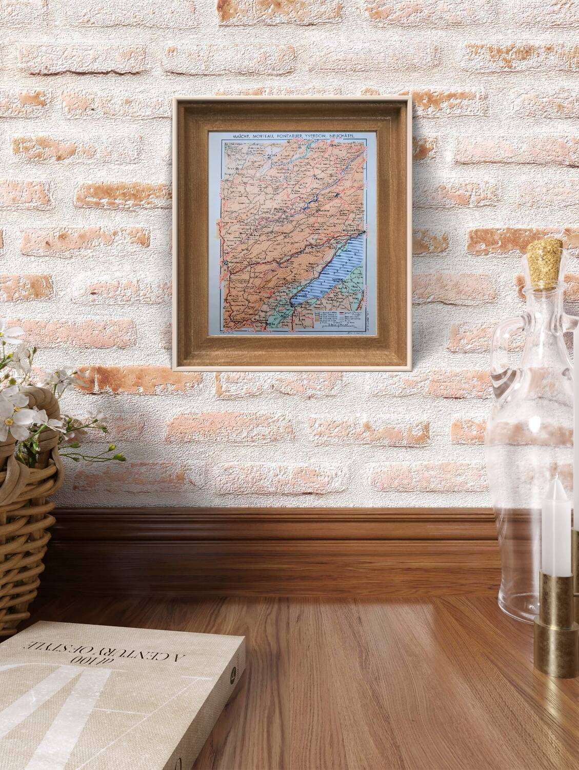 Printed in 1955, Morteau, Pontarlier, Yverdon, Neuchâtel.