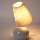 Terracotta lamp signed