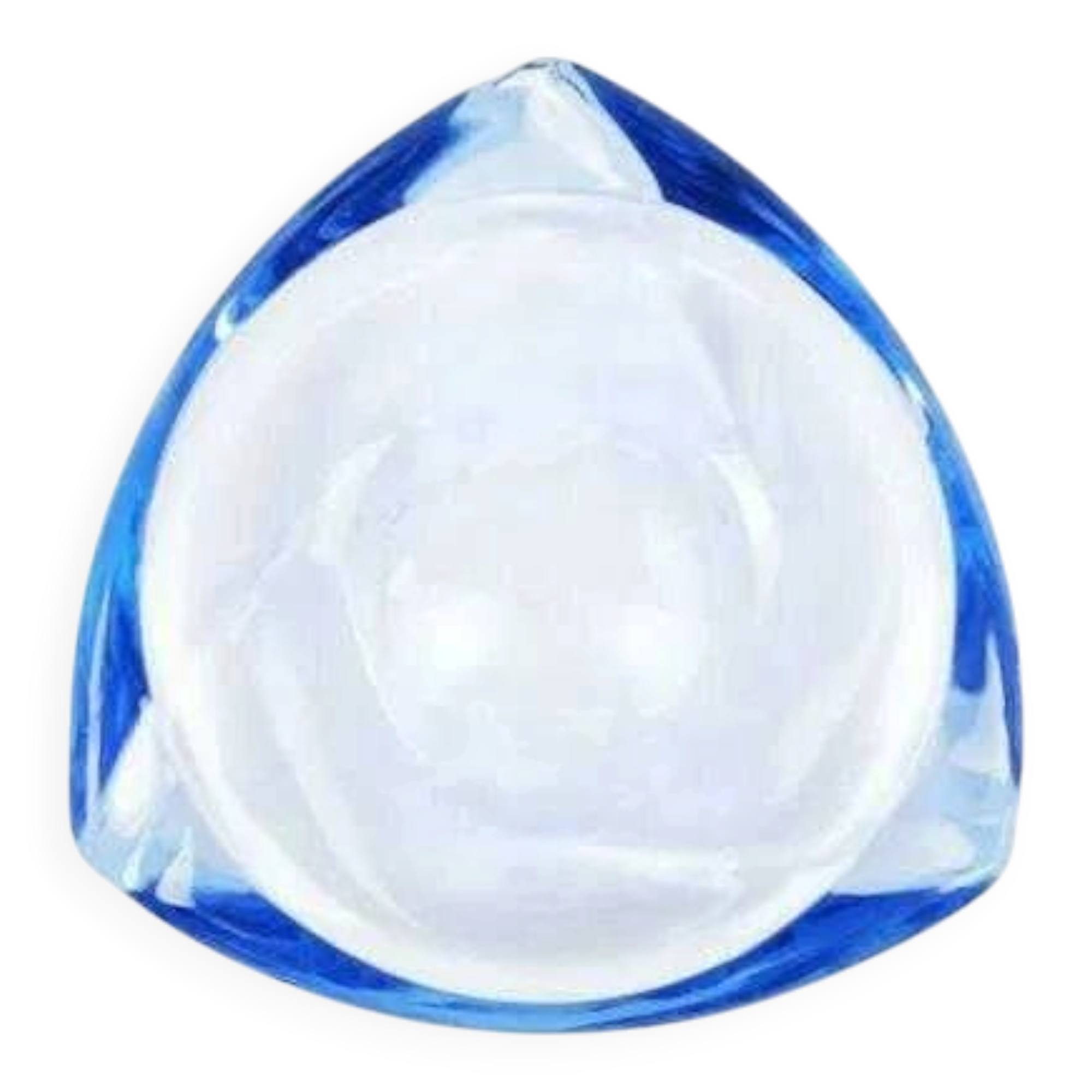Plat bleu art deco c7f bohemia