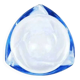 Plat bleu art deco c7f bohemia