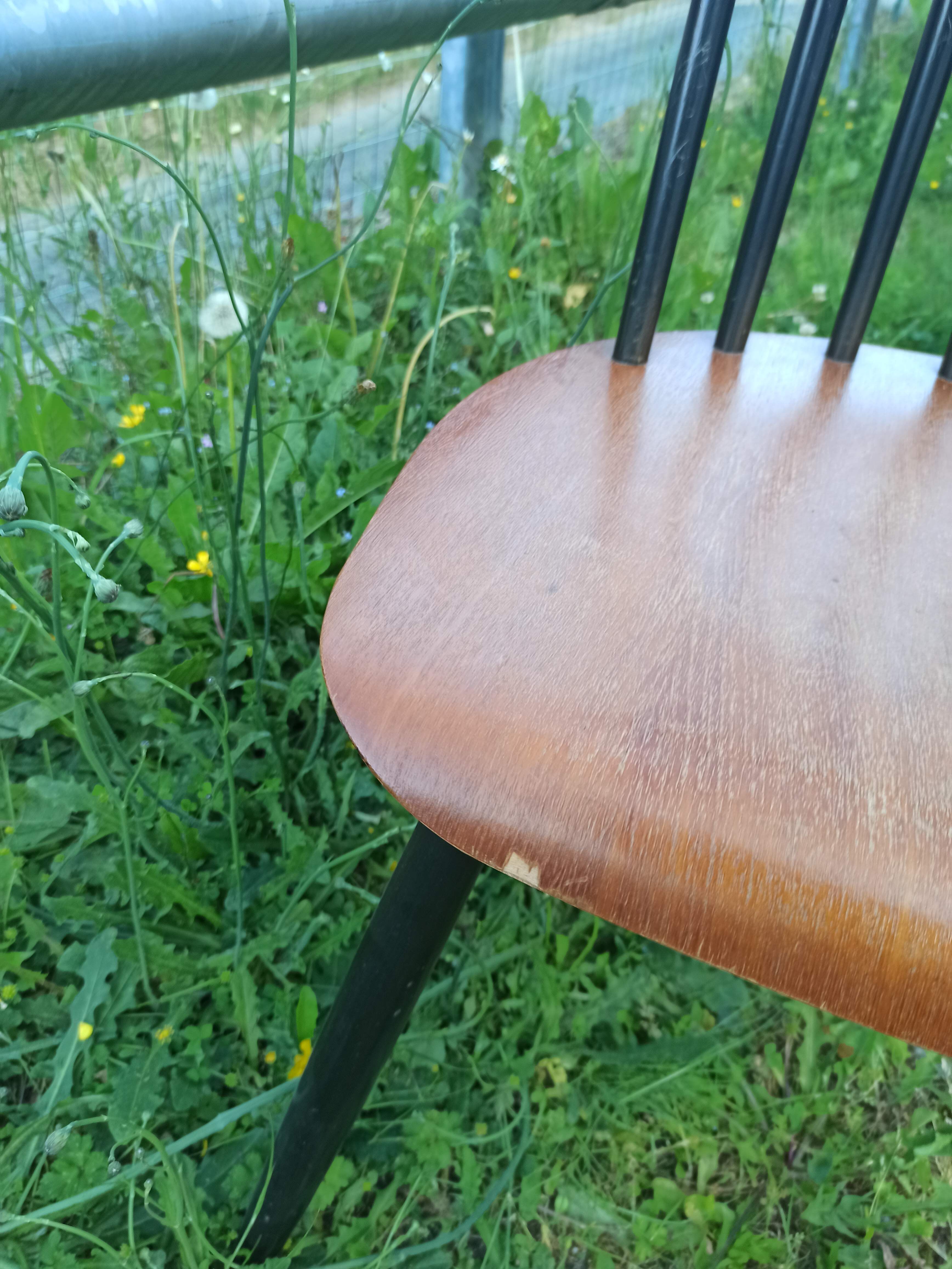 Paire chaises fanett par Ilmari Tapiovaara années 60