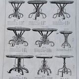 Fischel antique conference or dining table  1890