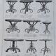Fischel antique conference or dining table  1890