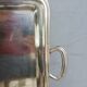 Silver metal plate / tray ep 1940 Stork punch