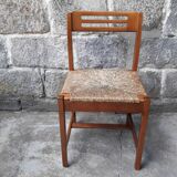 Set of 3 chairs and 2 Scandinavian stools