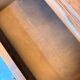 Wooden bedside table