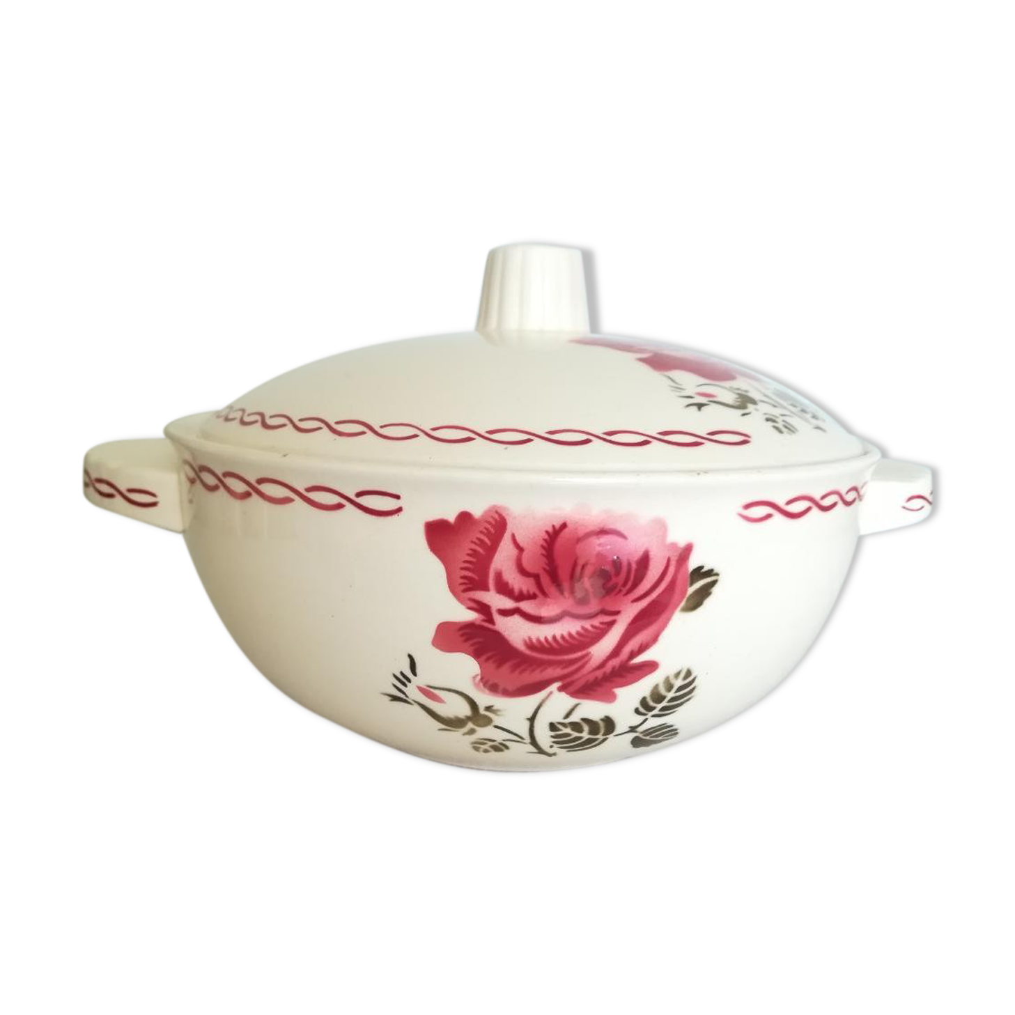 Badonviller earthenware soup or vegetable.