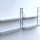Vintage metal wall shelf wall rack minimalistic 1960’s