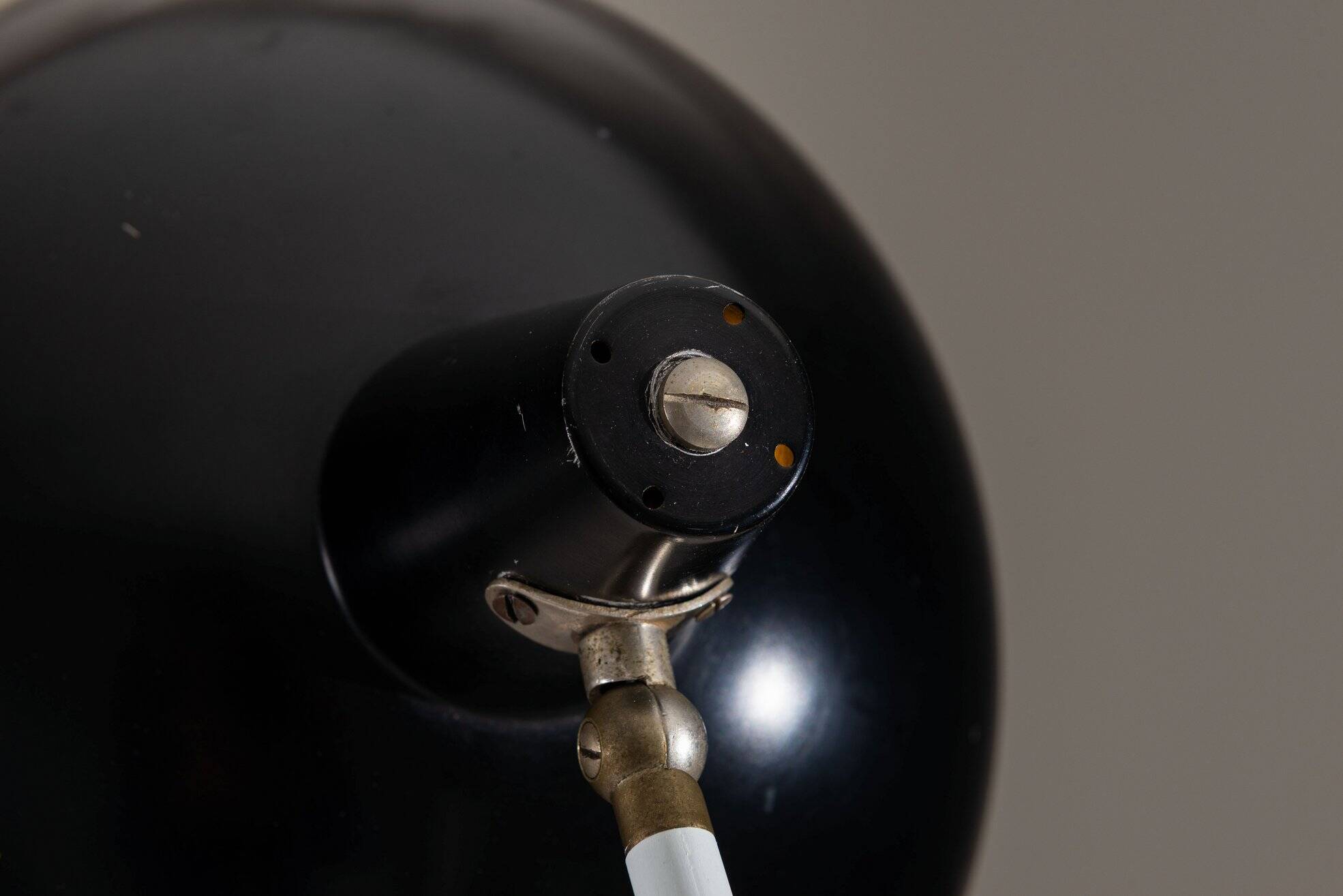 Lampadaire JJM Hoogervorst noir Anvia Almelo Pays-Bas 1950