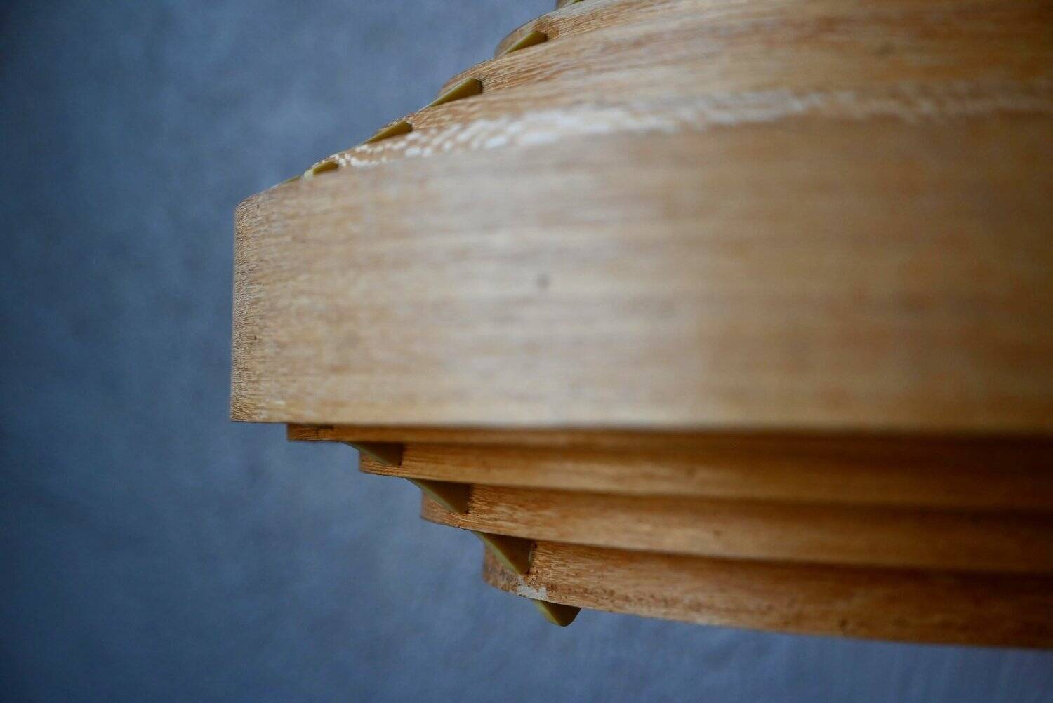 Vintage Scandinavian suspension lamp with slats by Hans-Agne Jakobsson from the 1960s.