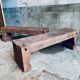Paire de bancs brut