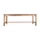Skated wooden table