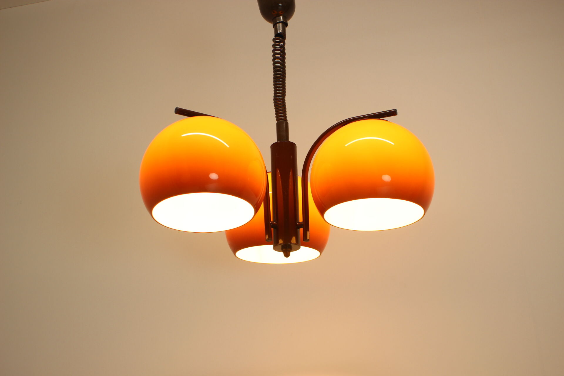 Mid-century adjustable chandelier, 1970's