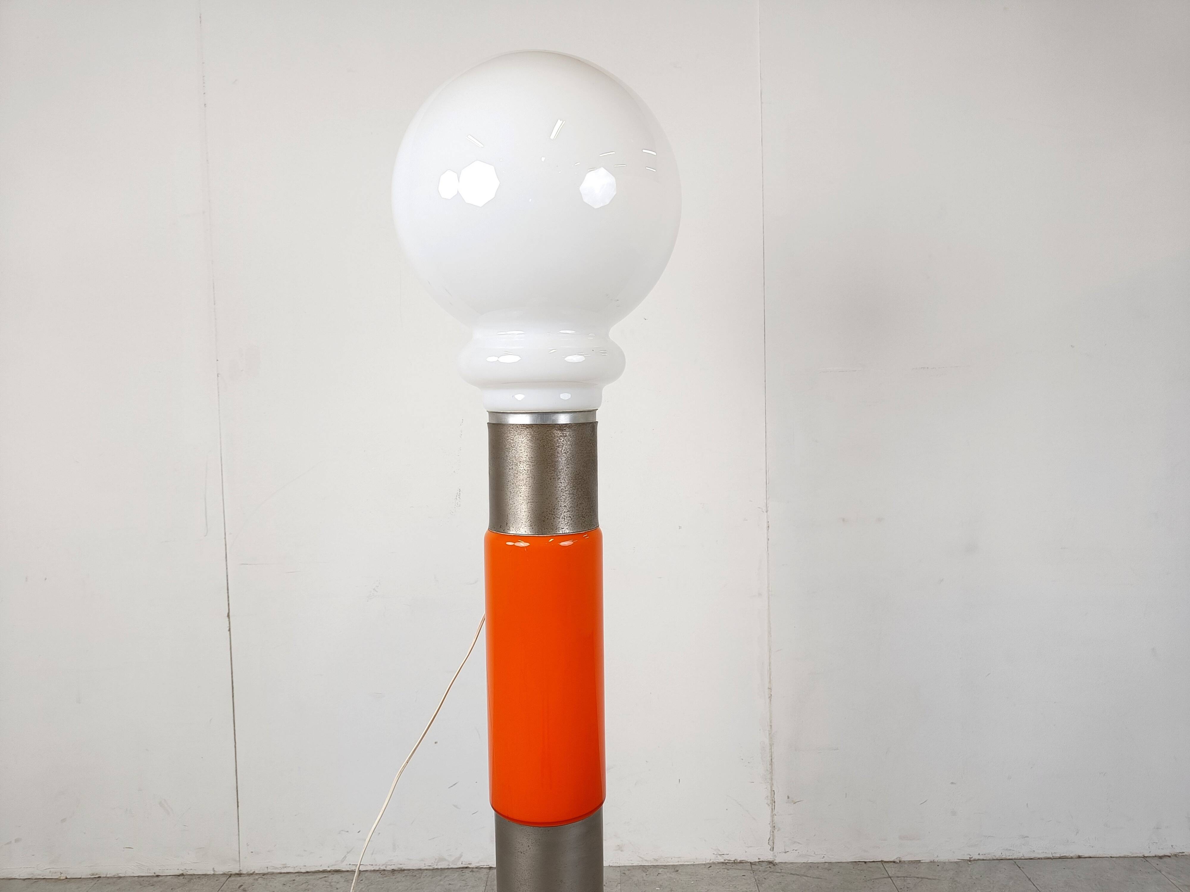 Vintage floor lamp by Mazzega, 1960s