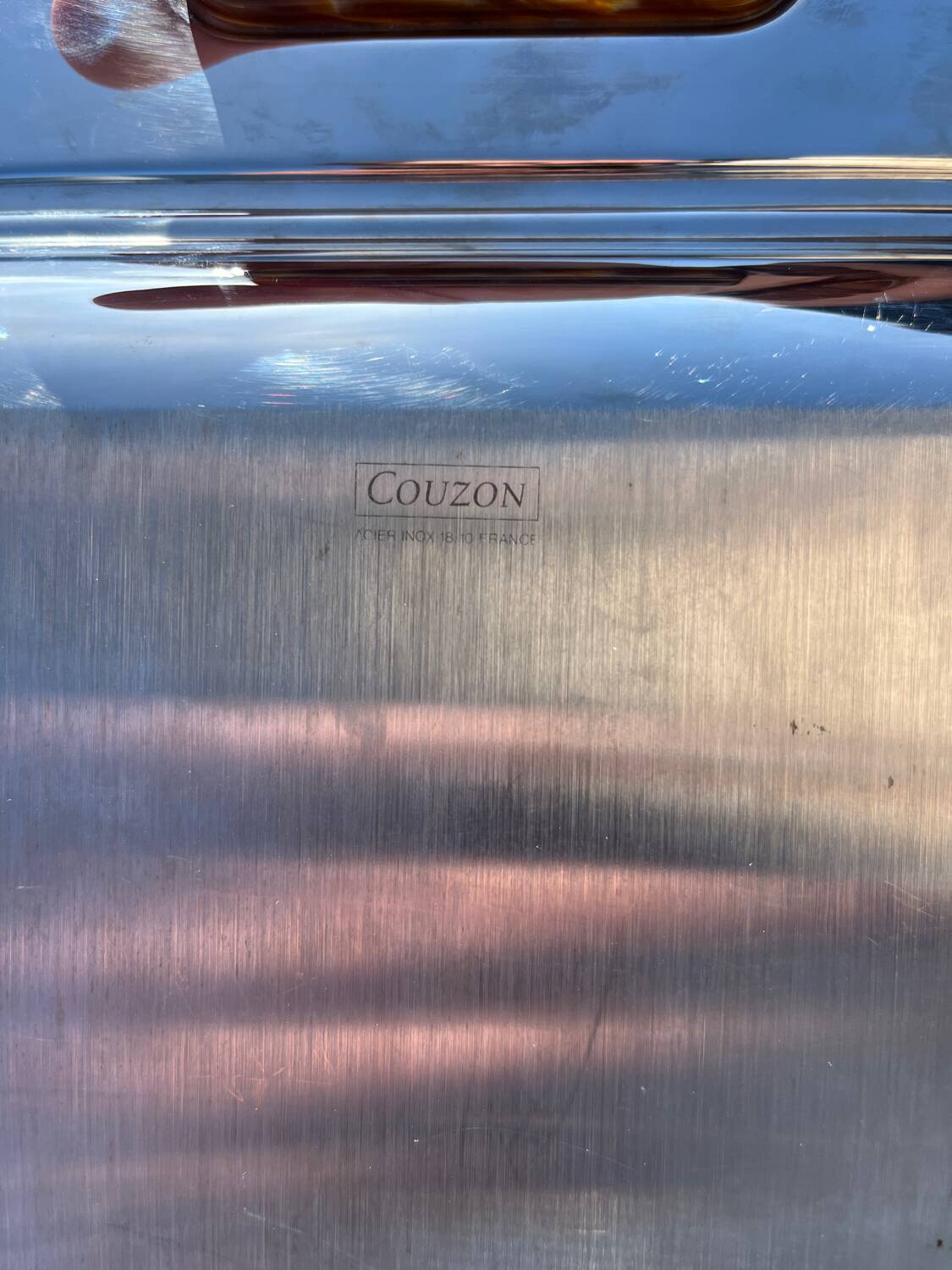 Greco mirror tray Jean Couzon art deco style