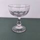 Set of 2 Baccarat crystal champagne glasses.