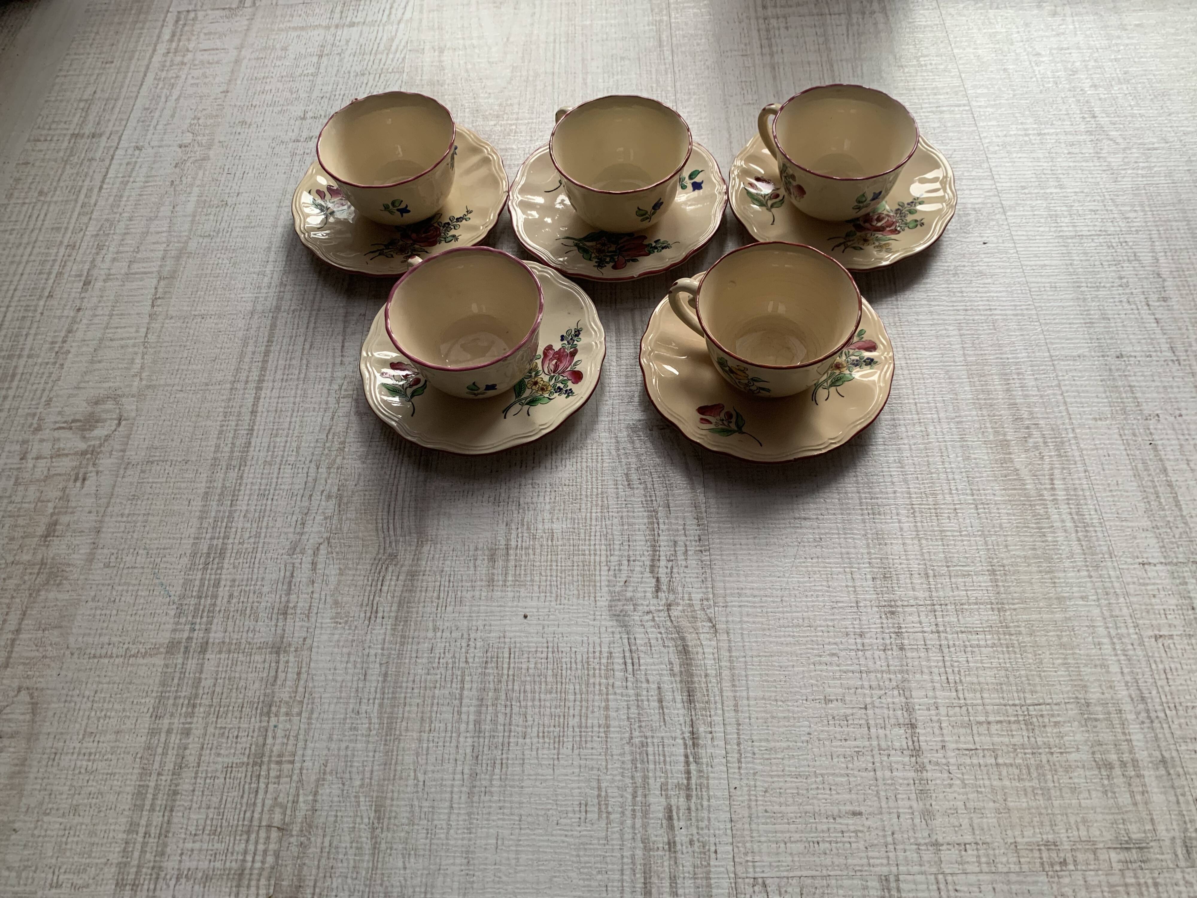 Luneville Floral Coffee Set