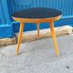 Tripod side table in rockabilly style from the 1960s.