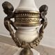 Paire de grands candélabres 7 feux - 69 cm - Bronze - Putti