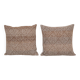 Set of 2 vintage kilim cushion covers 56x51 cm