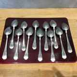 Series of 12 Art Deco dessert spoons