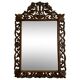 Large mirror with an openwork pediment in carved wood – Late 19th century