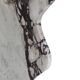 Contemporary Calacatta and Carrara Marble Round Table Designed by L.A. Stud