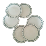 Old dessert plates Gien