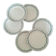 Old dessert plates Gien