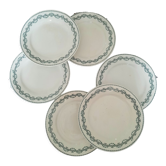 Old dessert plates Gien