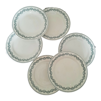 Old dessert plates Gien