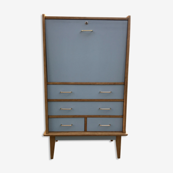 Oak vintage secretary revamped