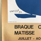 Lithographic poster after Graceful Blue Nude of 52 by MATISSE, Musée de Céret, 1980 (Mourlot)