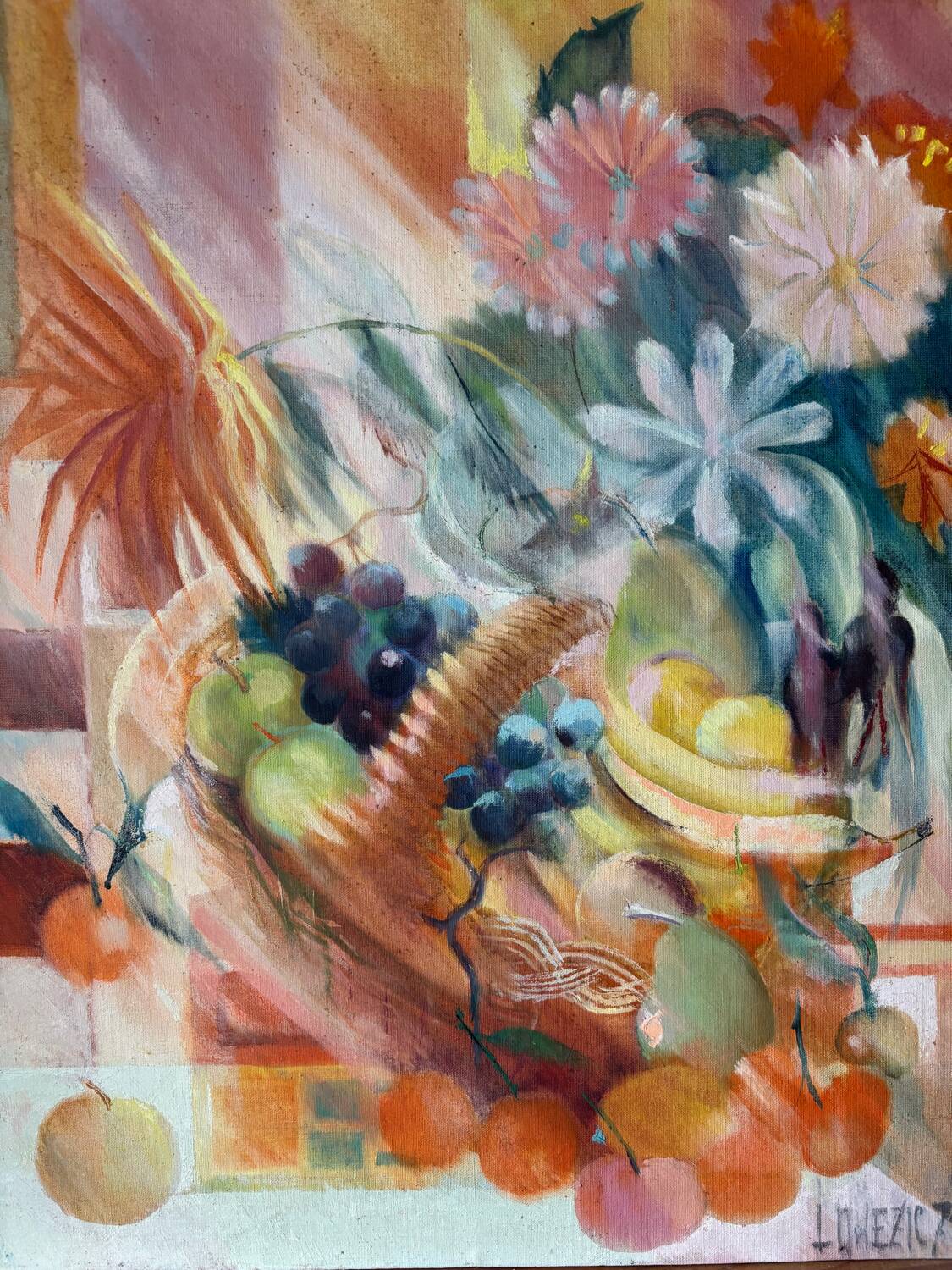 Signed still life from 1971
