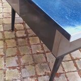 Strafor industrial metal desk, 1960s