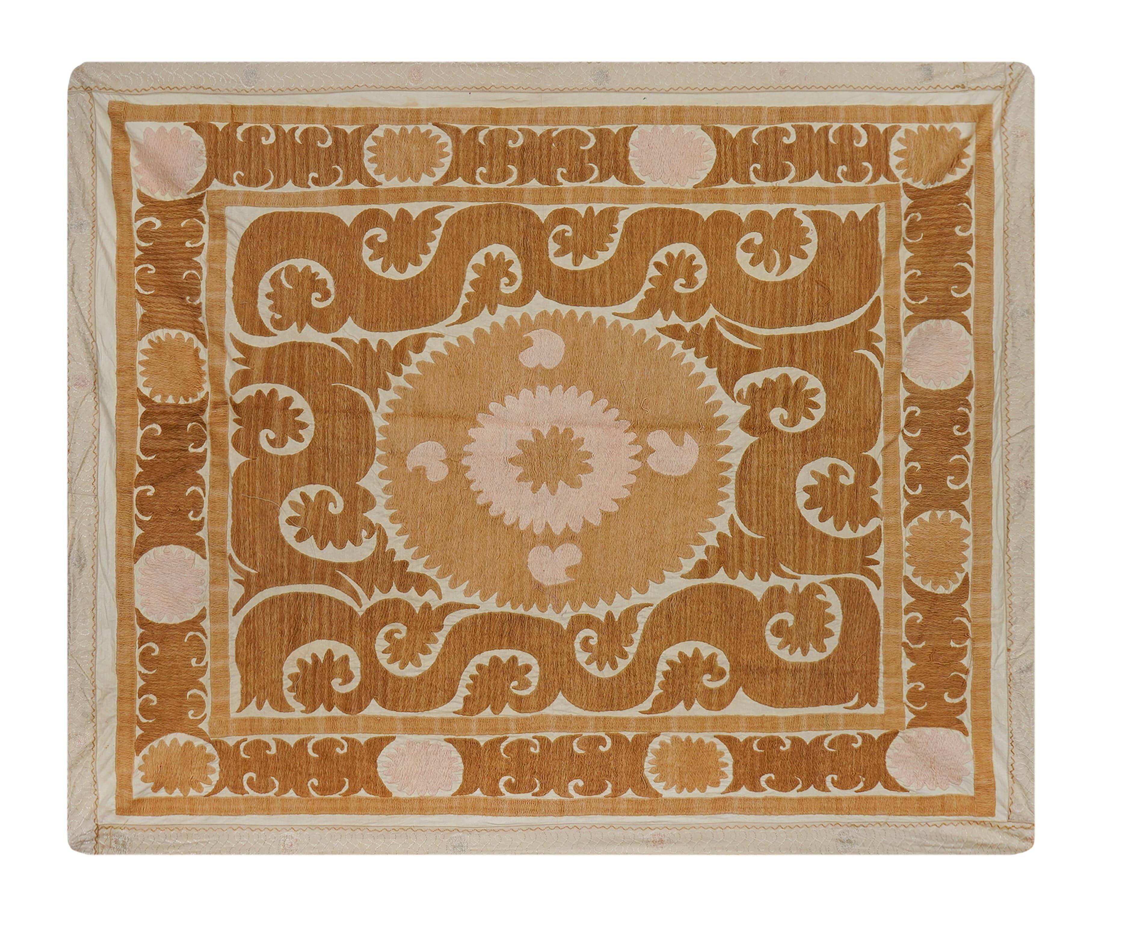 Vintage Turkish hand-knotted rug 125x151 cm