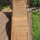 Karlskrona rattan chaise longue by Karl Malmvall for Ikea