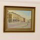 Peinture à l'huile sur toile suédoise du milieu du siècle « Göteborg »
