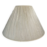 Antique pleated silk lampshade