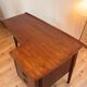 Scandinavian "boomerang" free-form desk in teak - 1960s