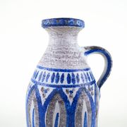 Ceramic vase with a handle, Danish design, 1960s, made in Denmark