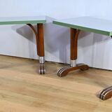 Bistro tables in laminate and beech – 1950