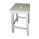 Tabouret en bois blanc 1950