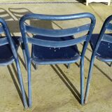 Suite de 4 chaises bistrot vintage