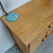 Buffet vintage en rotin Roche Bobois