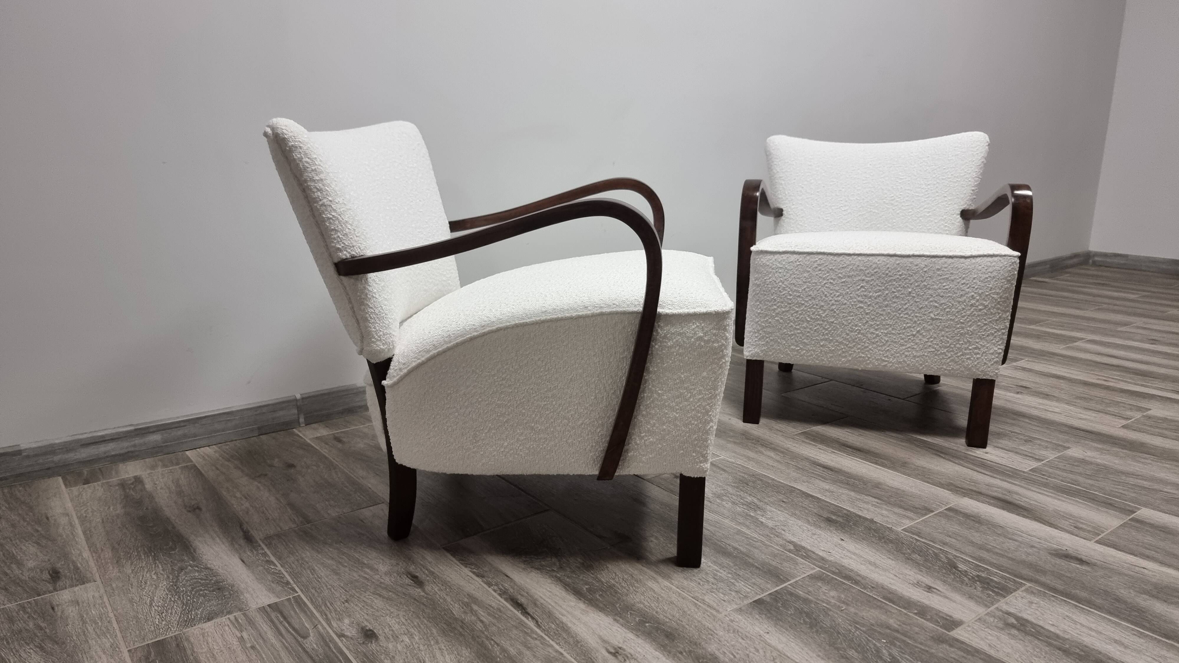 Armchairs by Jindřich Halabala, 1950s, Set of 2