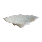 Coupe grand ravier ancien en porcelaine blanche